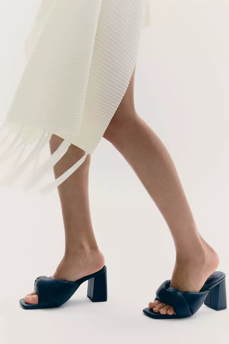 Heeled mules