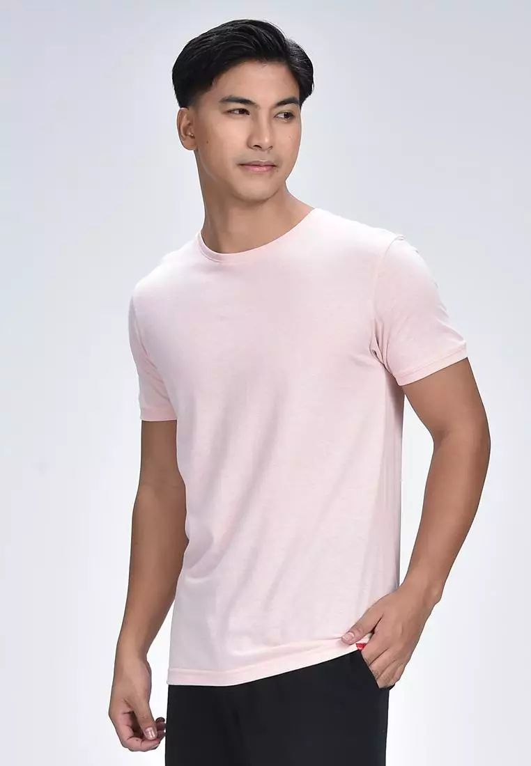 Men's Cuffed Round Neck Shirt