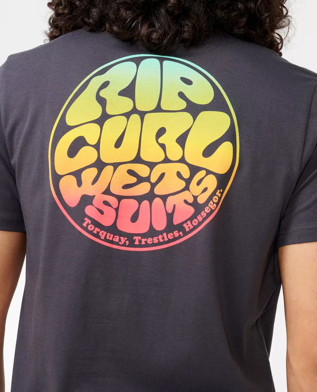 Rip Curl Men Wetsuit Icon Tee - Washed Black