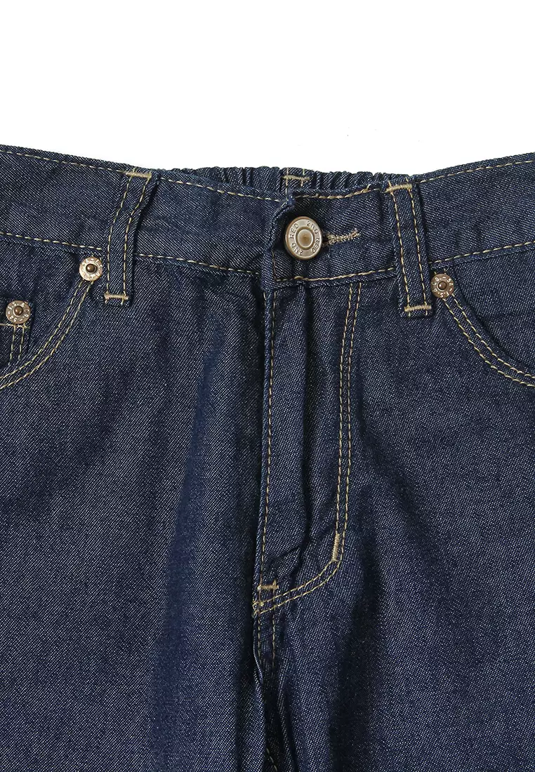 Celana Panjang Anak Laki Jeans Jogger Raw Blue - CHEERS