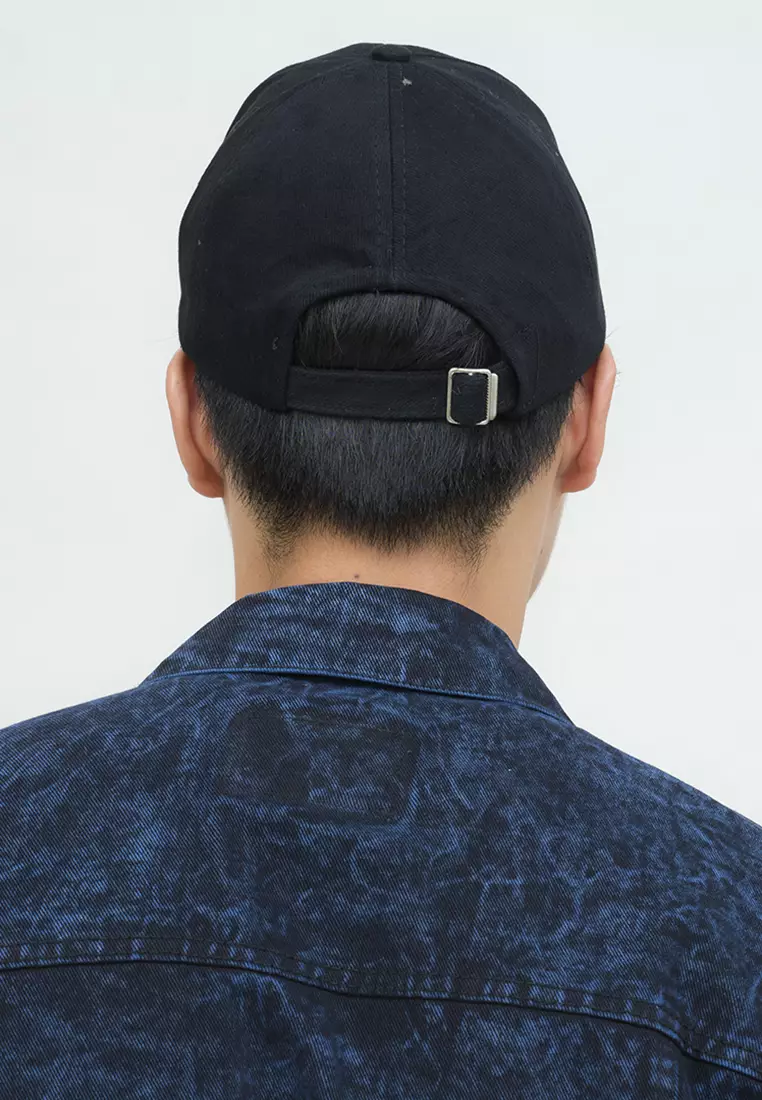 Topi Casual Polos Sport Besi Baseball Cap Tumblr Hat Hitam