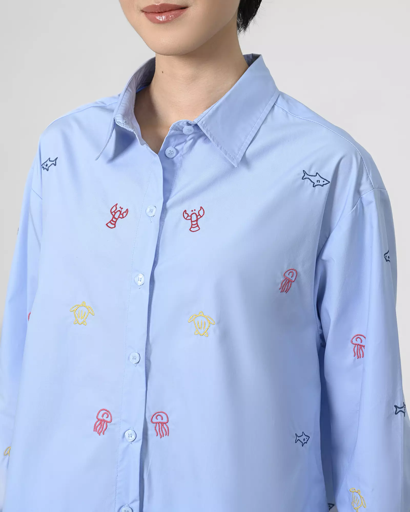 Geulis.id COVE SHIRT - BLUE