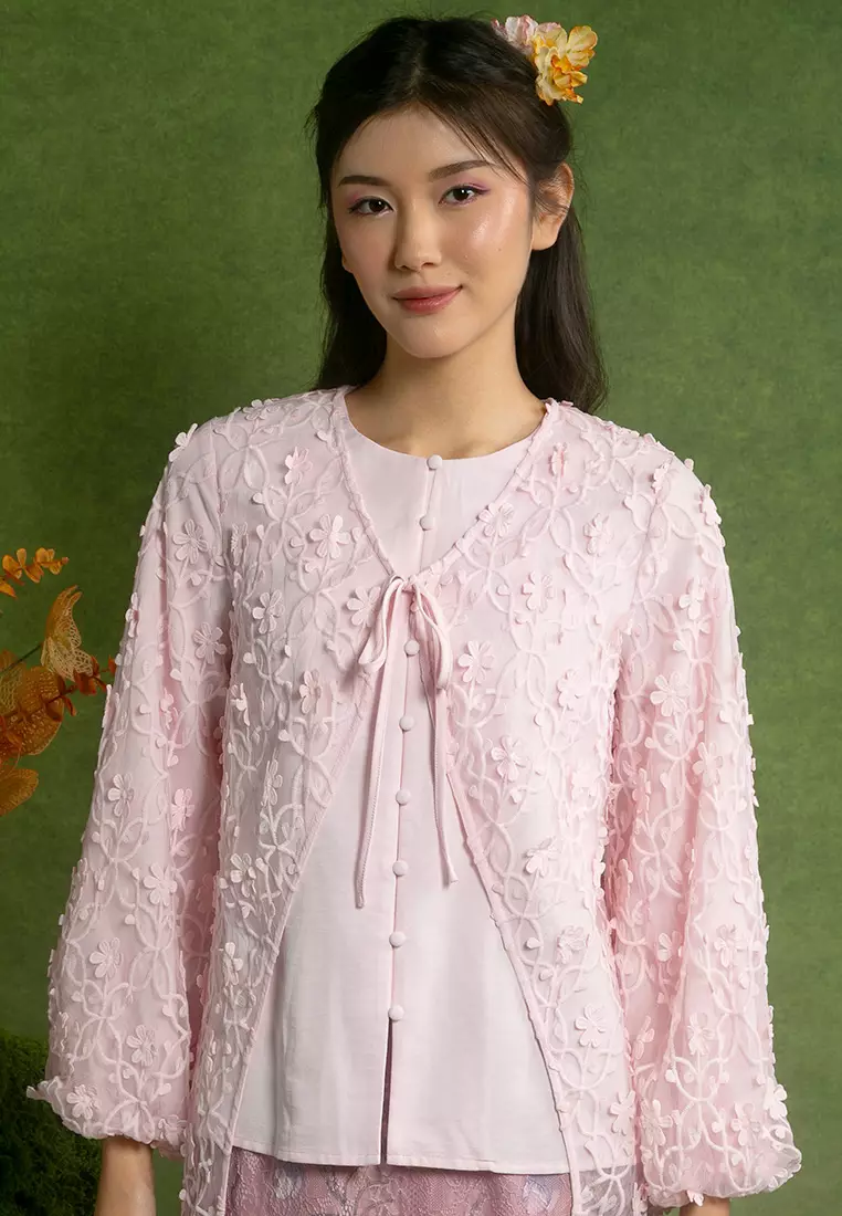 Qaseh Lace Long Kebaya Set