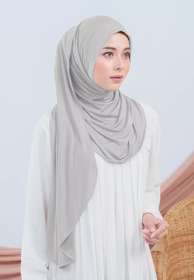 HIJAB INSTAN FAYZA - LIGHT GREY