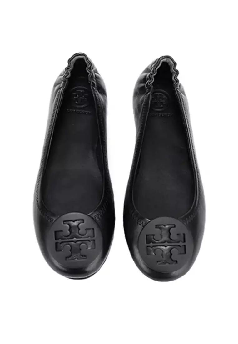 Leather women's flat shoes 49350-006