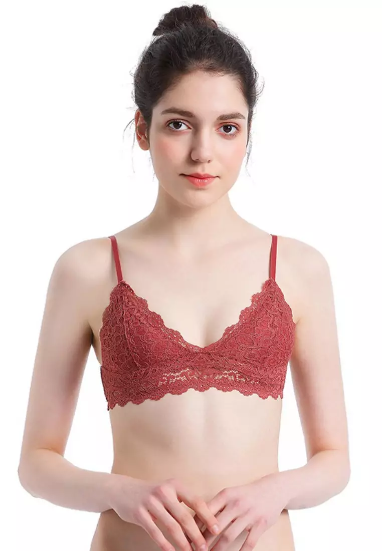 Buy LYCKA LMM9018-LYCKA Lady Sexy Bra and Panty Lingerie Set-Red in Red  2024 Online
