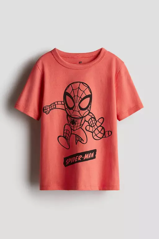 Printed cotton T-shirt