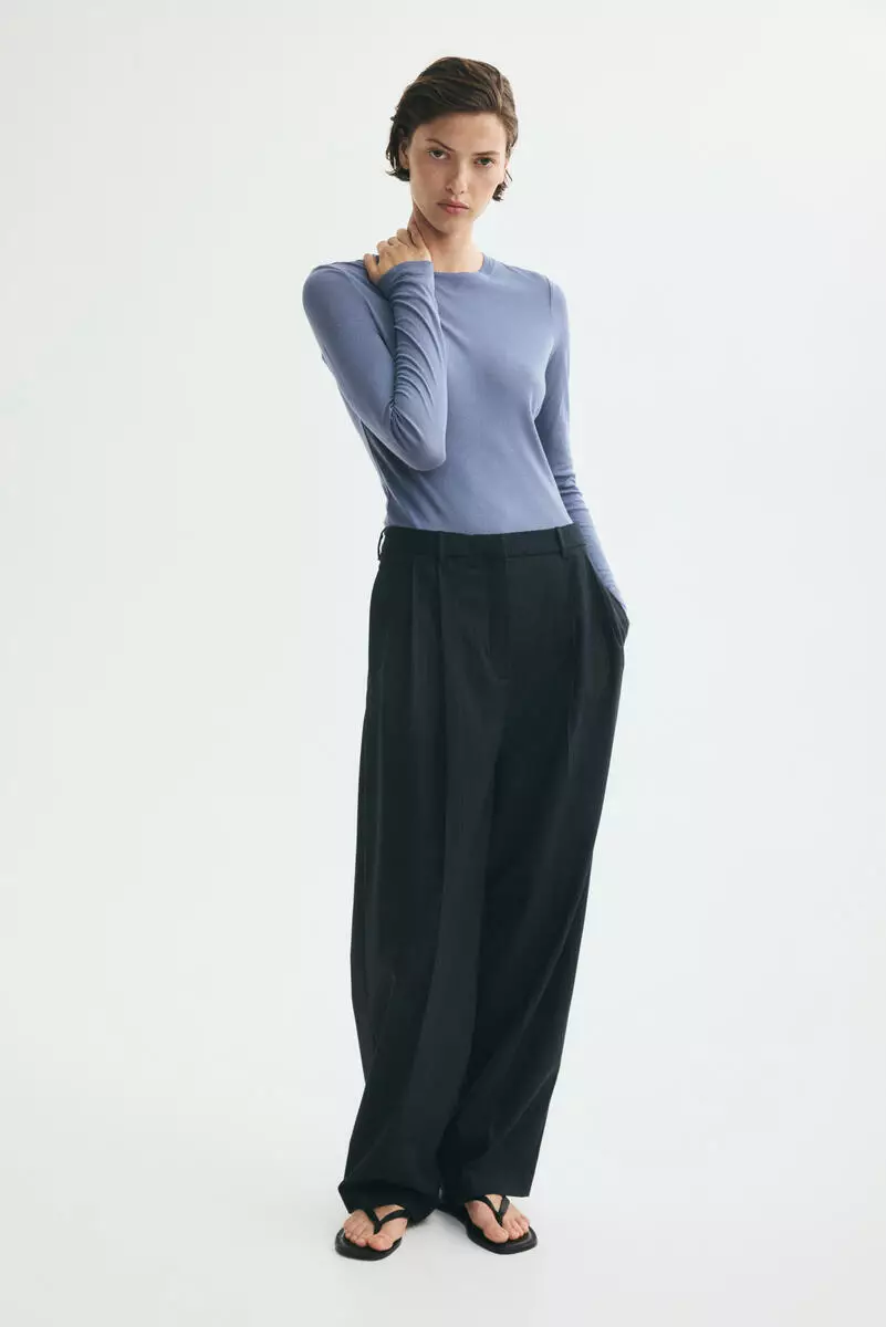 Pima cotton jersey top