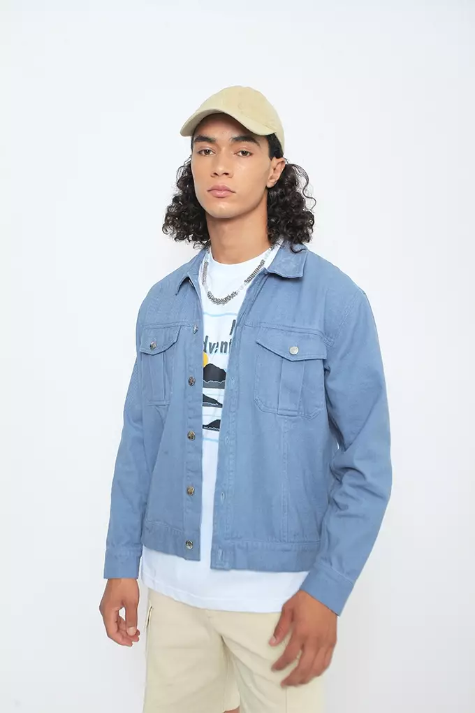 Jual TONGUE TAILOR TONGUE TAILOR Harison Trucker Jacket Original 2024