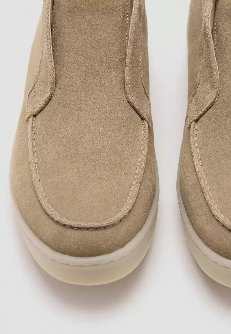 Suede Leather Ankle Boots