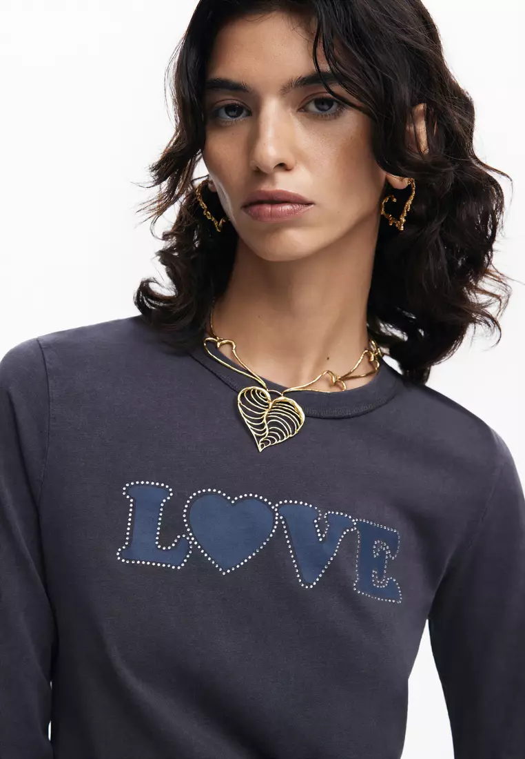 Desigual Woman I Love Desigual T-shirt.