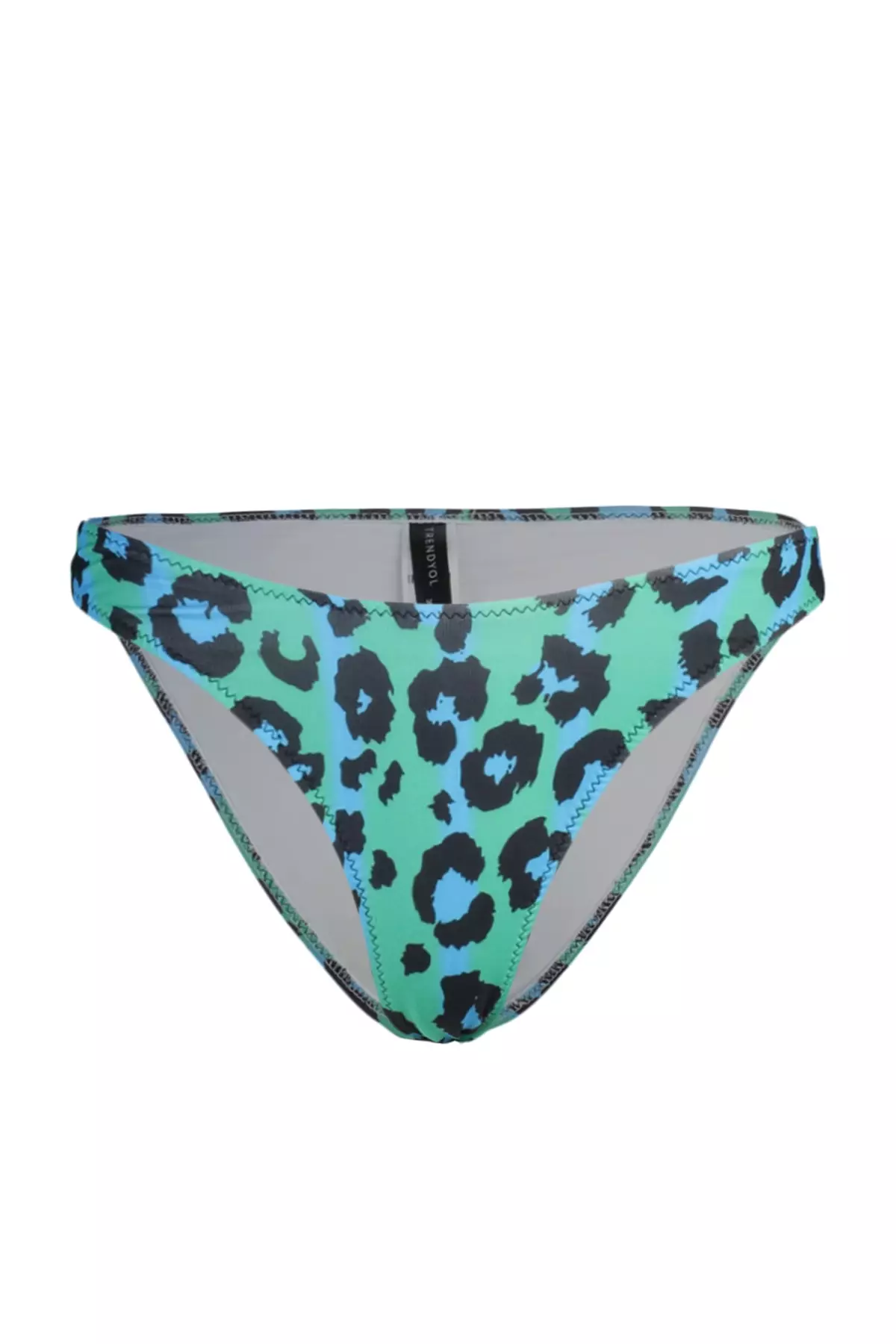 Pattern V-Cut Bikini Bottom