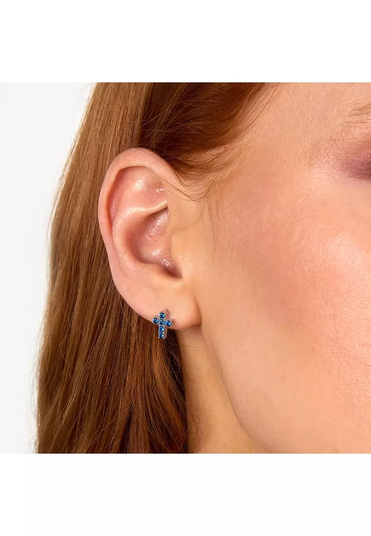 MORELLATO TESORI Blue Cross EARRINGS SAIW219