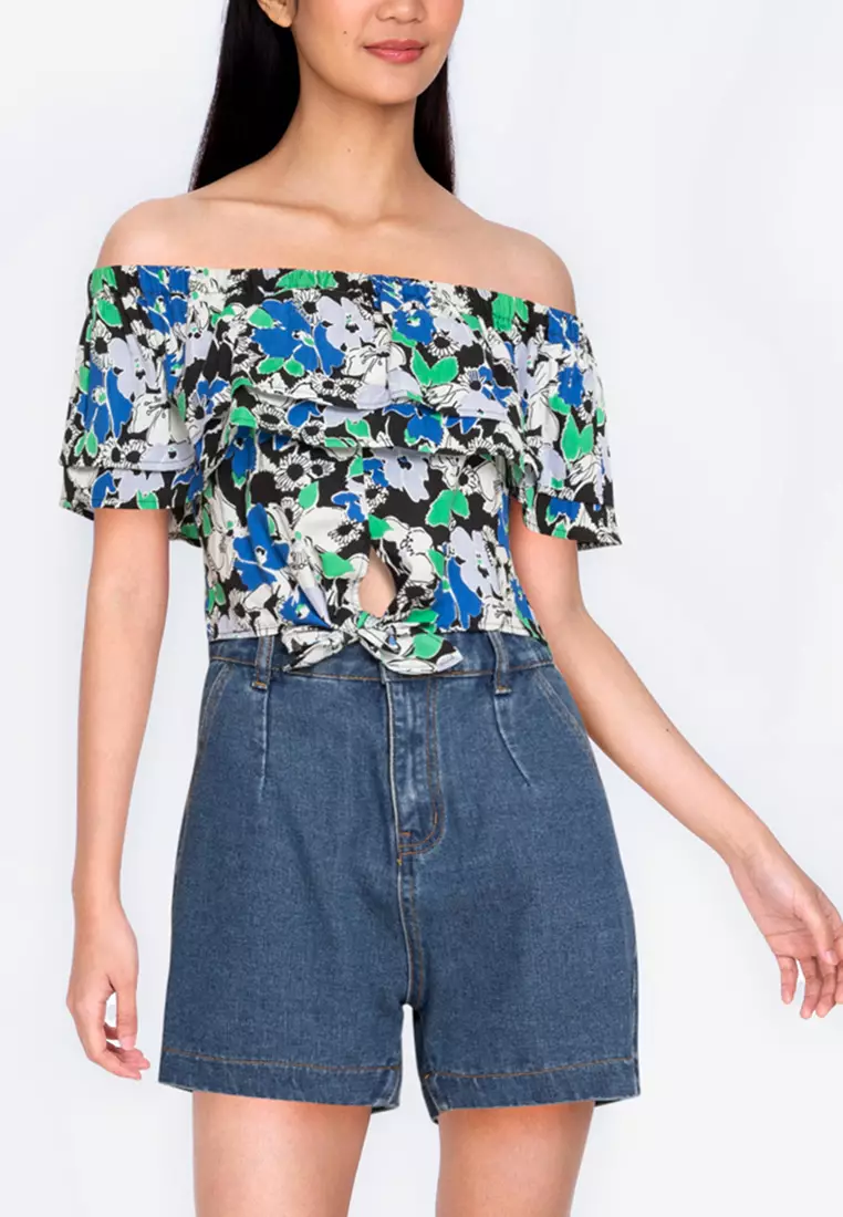 Zalora off hotsell shoulder top