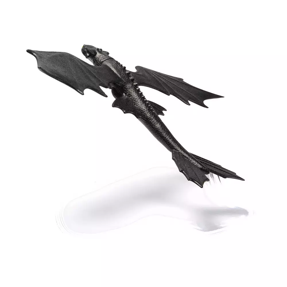 Dragon Action Figure Soaring Toothless - Hitam