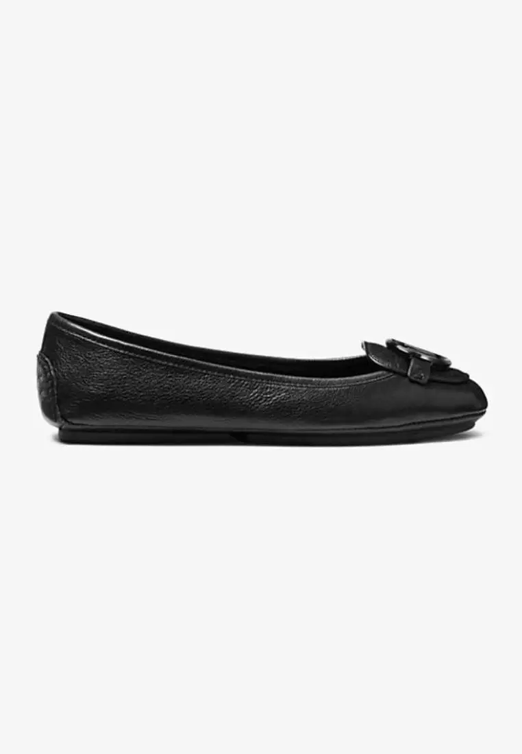 Michael Kors Lillie Leather Moccasin Black