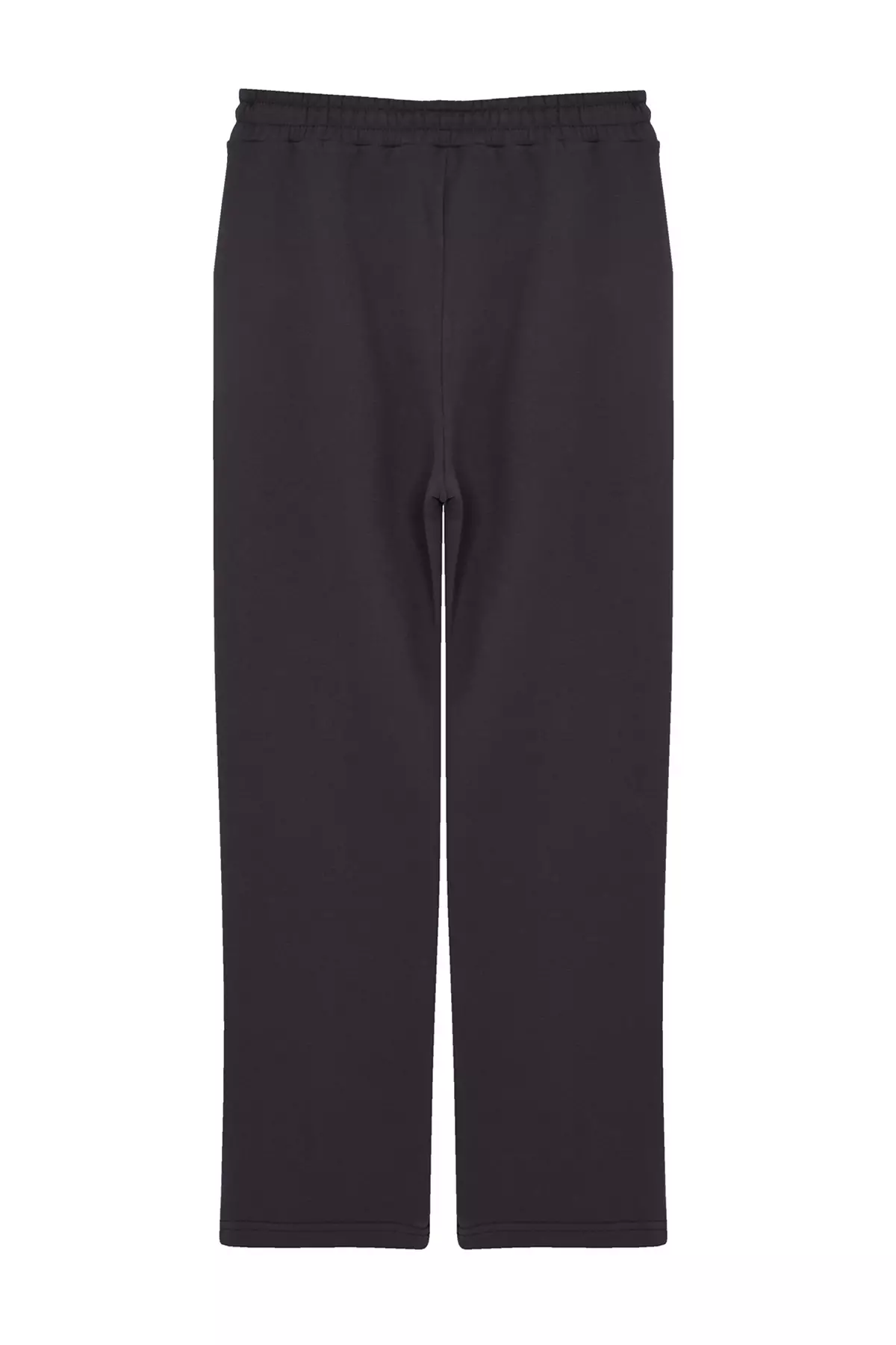 Smoke Regular/Straight Cut Sewing Detailed Sweatpants