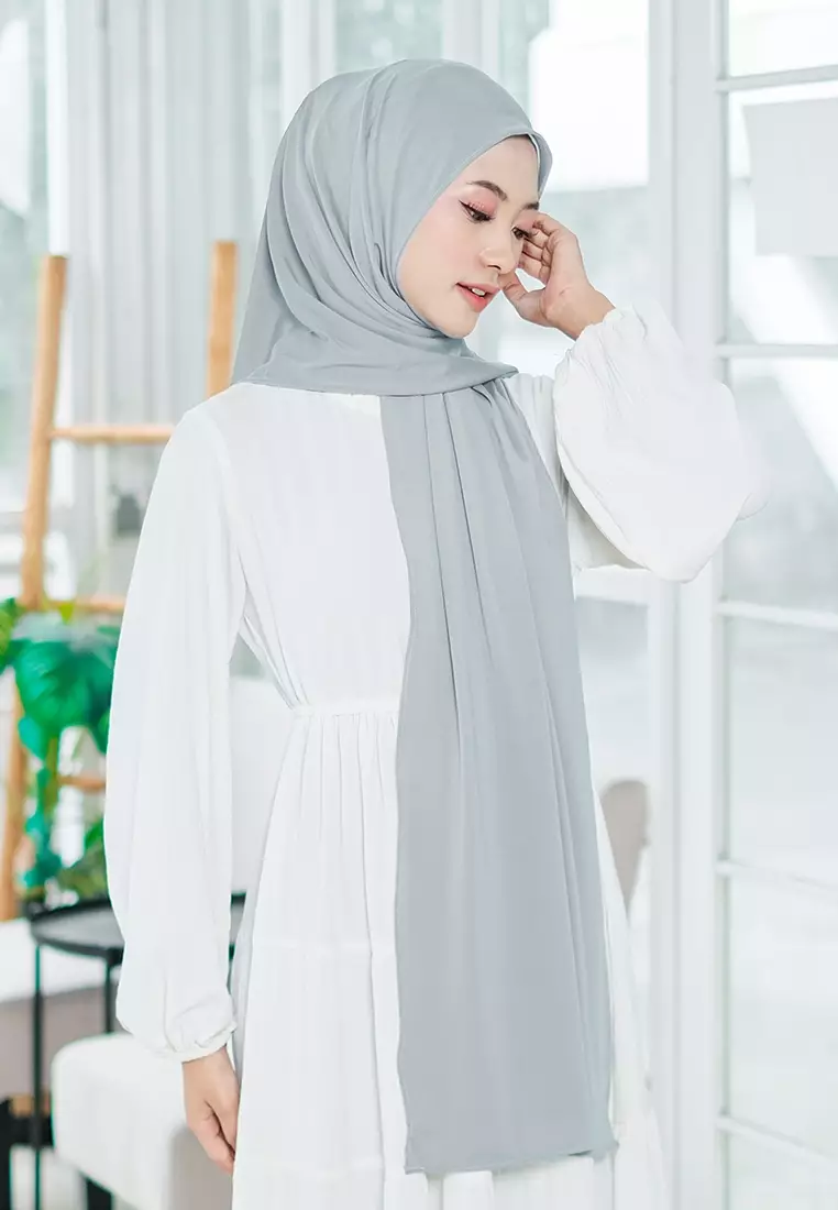 HIJAB INSTAN QILA - LIGHT GREY
