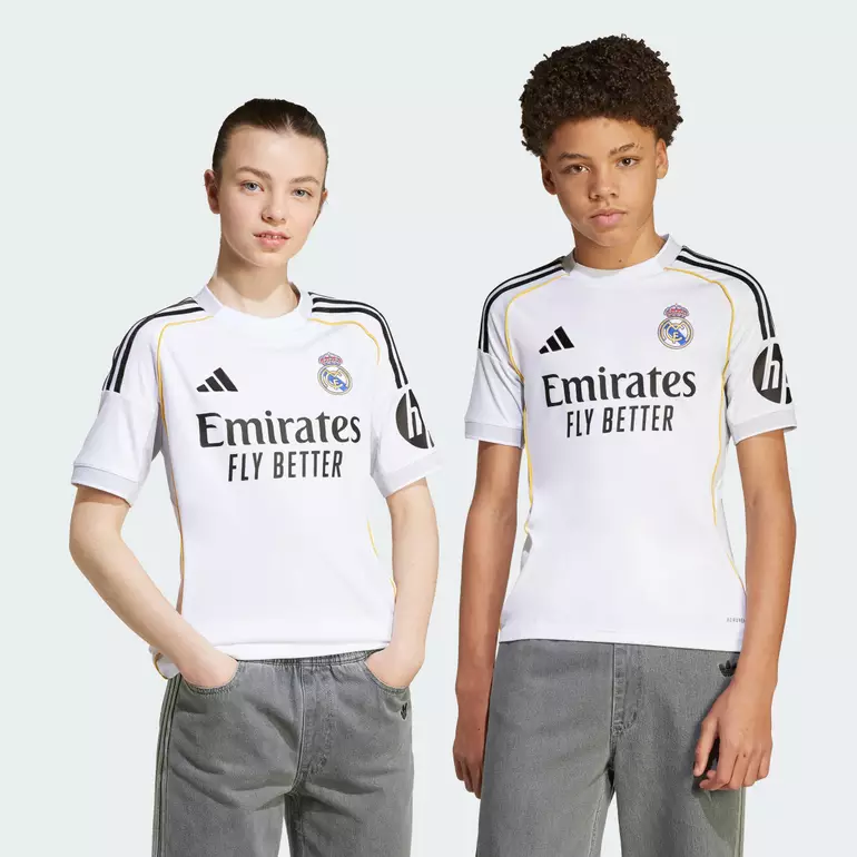 Football Real Madrid 25/26 Home Jersey Kids Unisex White JN8887