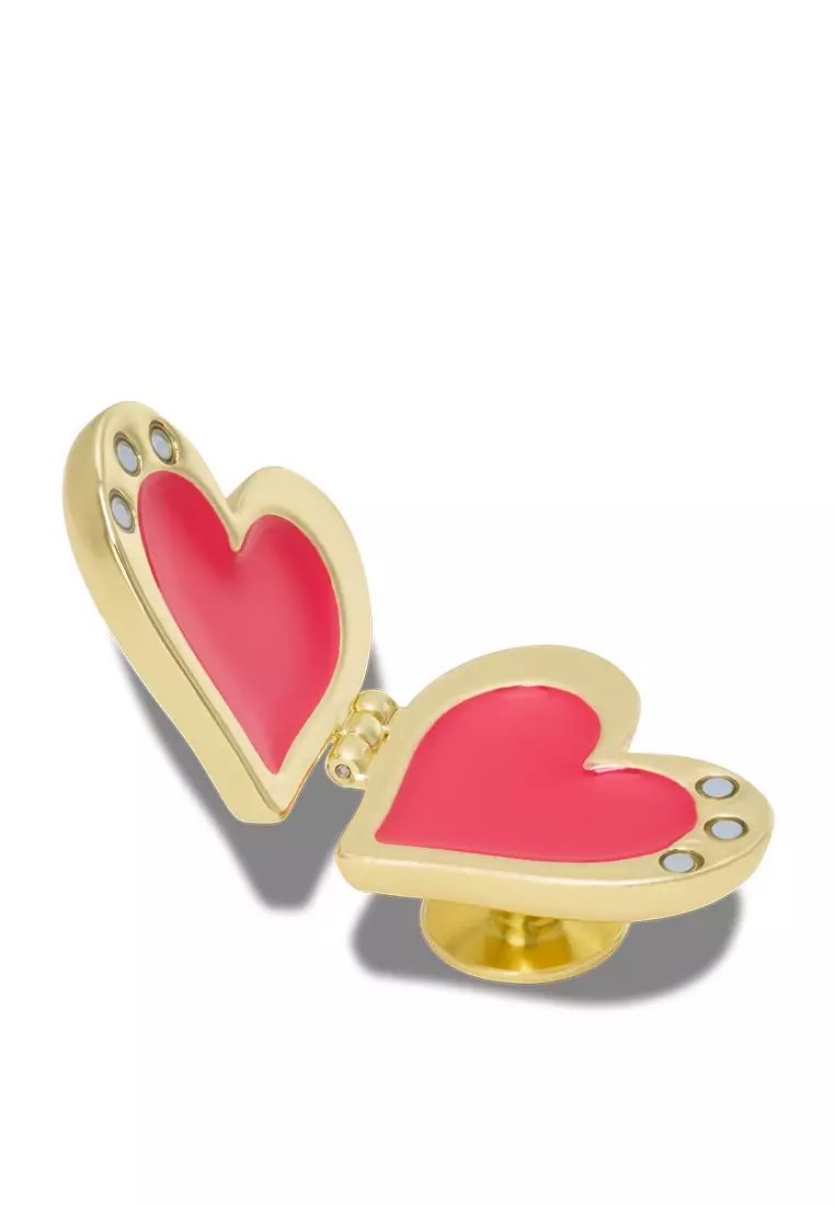 Gold Bubble Locket Heart