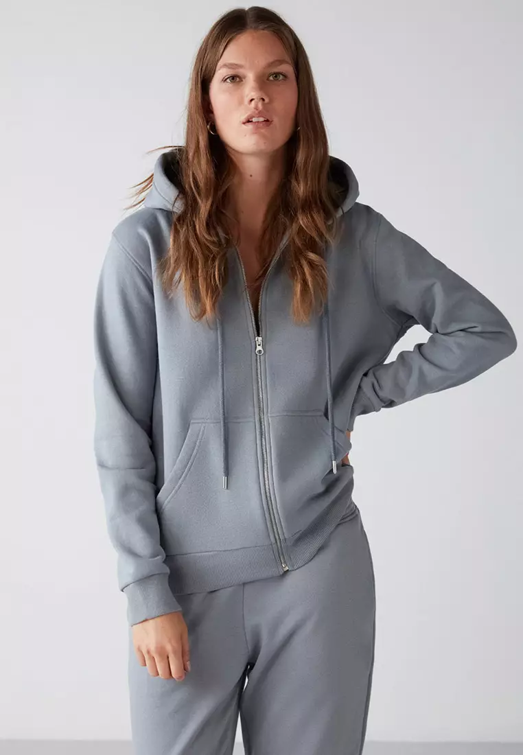 Carlota Relaxed Fit Zip Hoodie