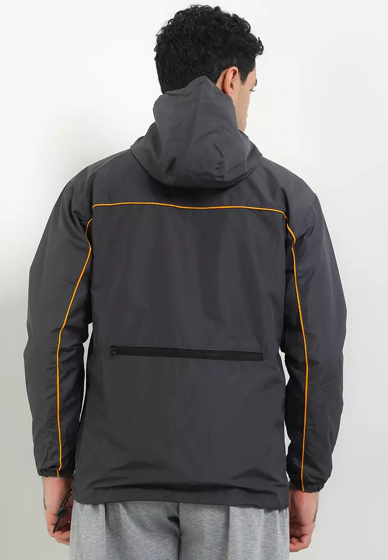 SYZLO Jaket Outdoor Packable Bisa Dilipat Jadi Tas - Grey
