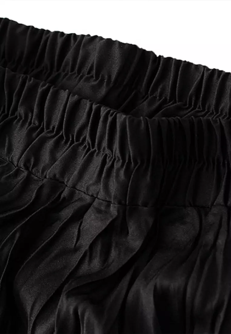 百褶A字半身長裙 AF8862