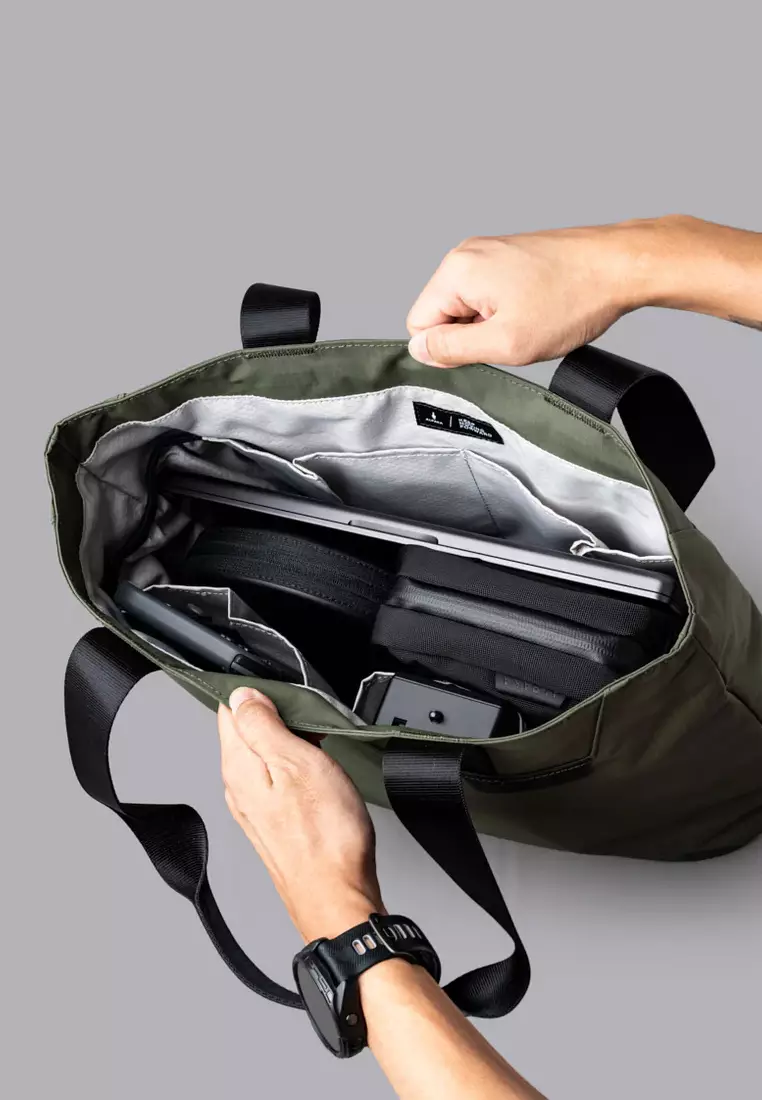 Alpaka Elements Tote Medium - Green/Grey