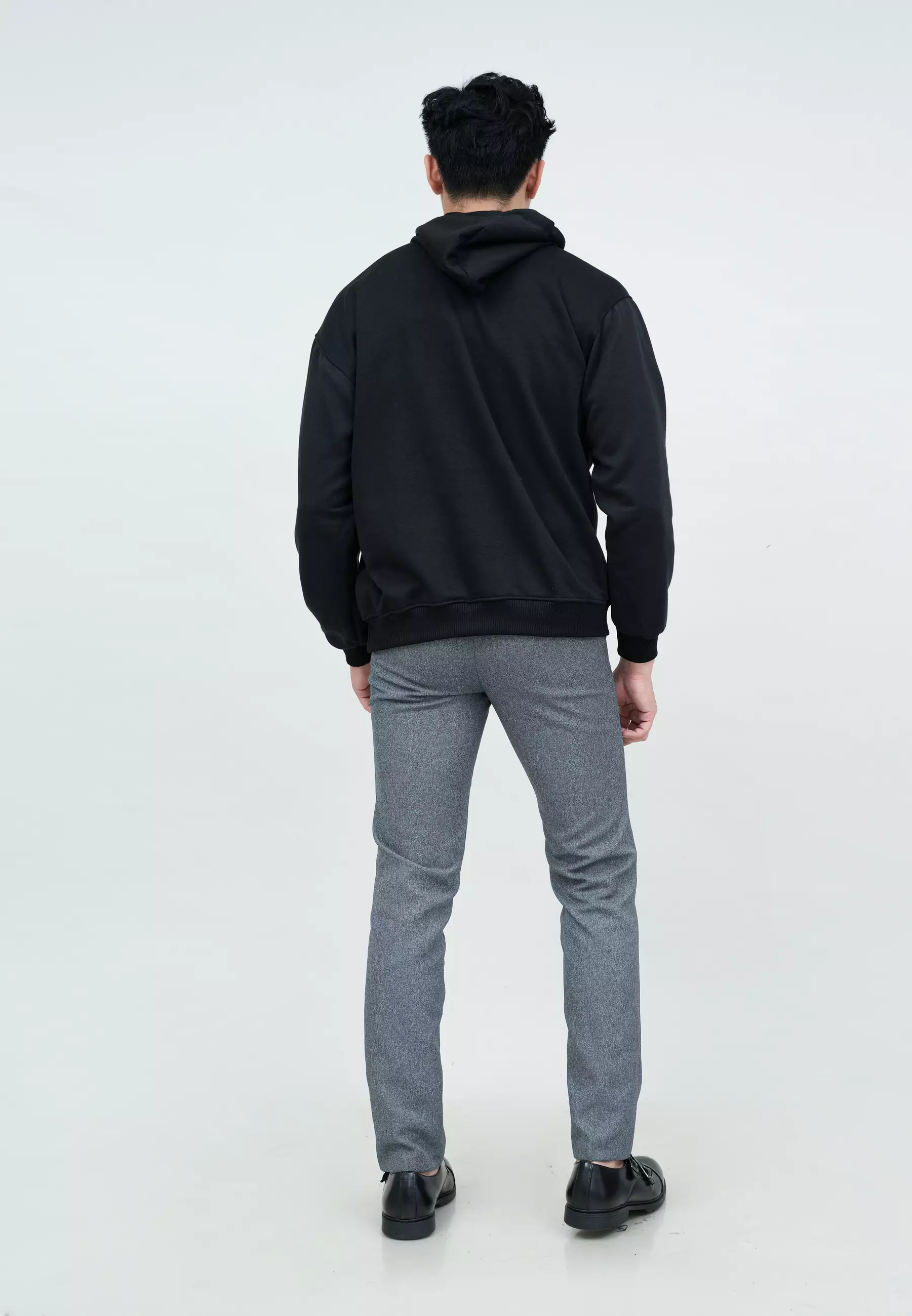 Houseofcuff Jaket Jumper Hoodie Sweater Kata Warna Hitam