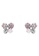SO SEOUL pink and silver Gabriella Pinkish Butterfly Necklace Stud Earrings and Necklace Set 2247DACB5591BBGS_6