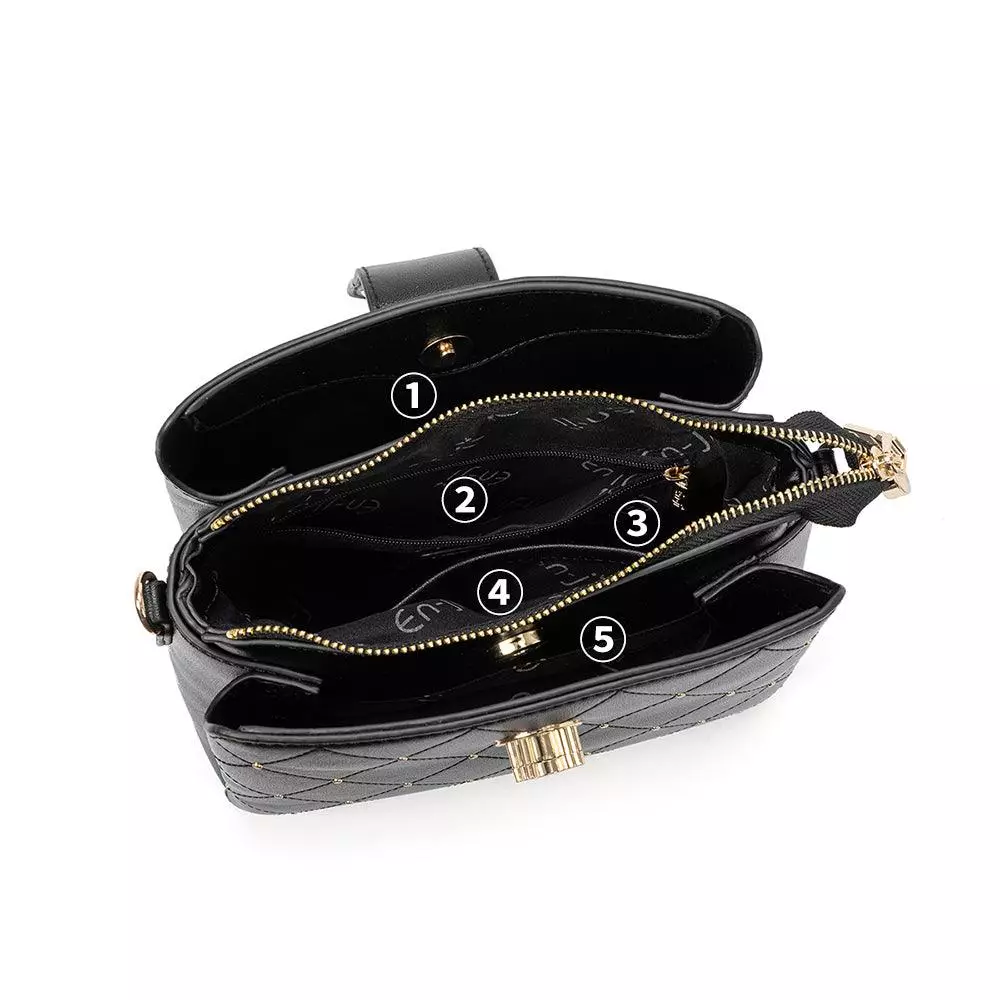 En-ji Soran Shoulderbag - Black