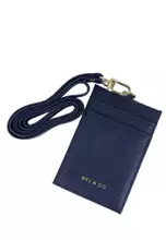 Mel&Co Saffiano-Effect Zip-Up Lanyard Card Holder 2023, Buy Mel&Co Online