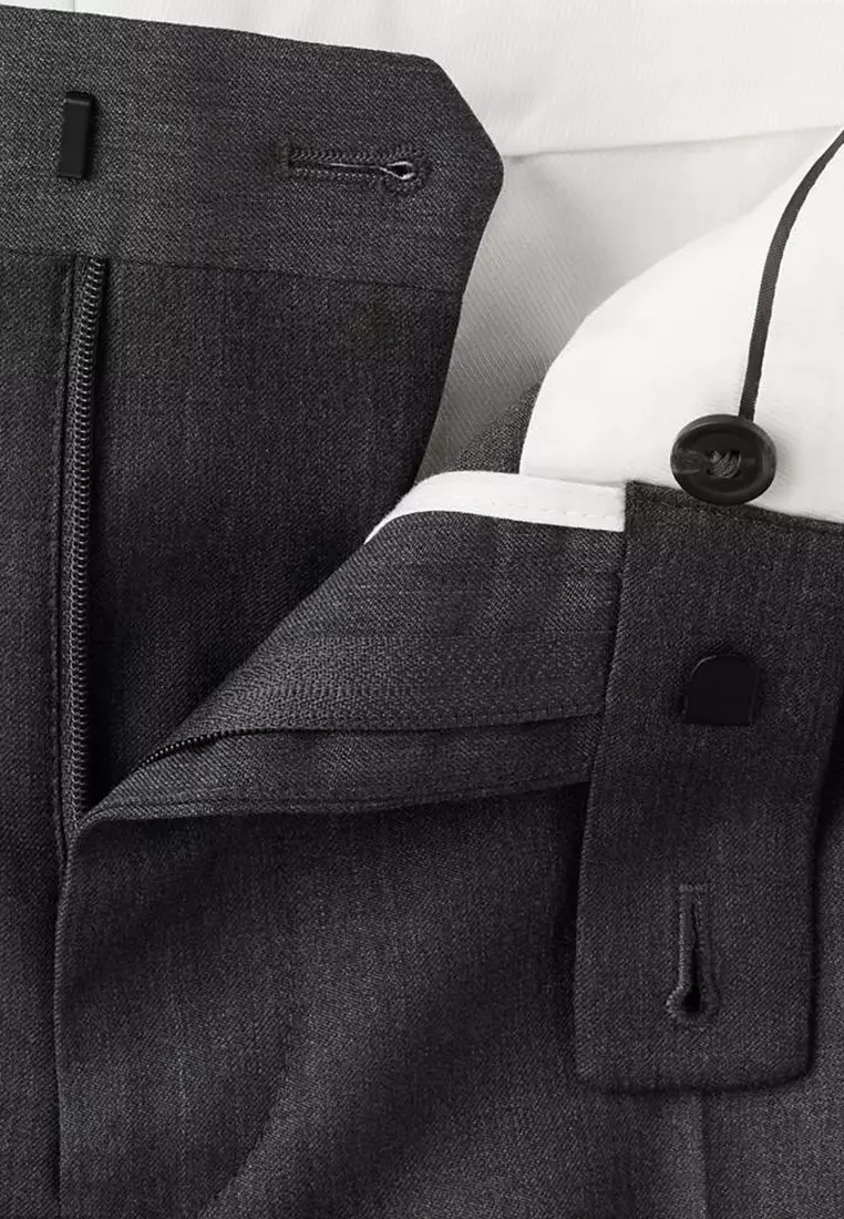Turin 100% Wool Suit Trousers