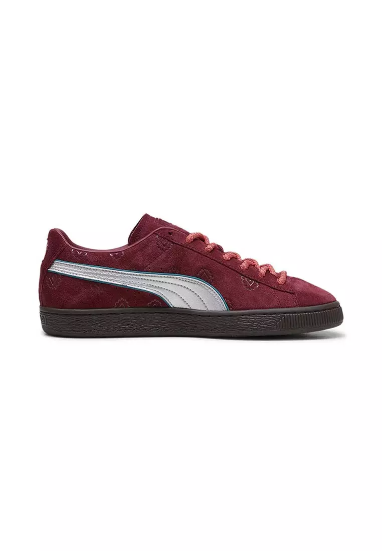 Discount on Puma  shoes - SKU: [New] Puma Unisex One Piece Suede Sneakers (Red)