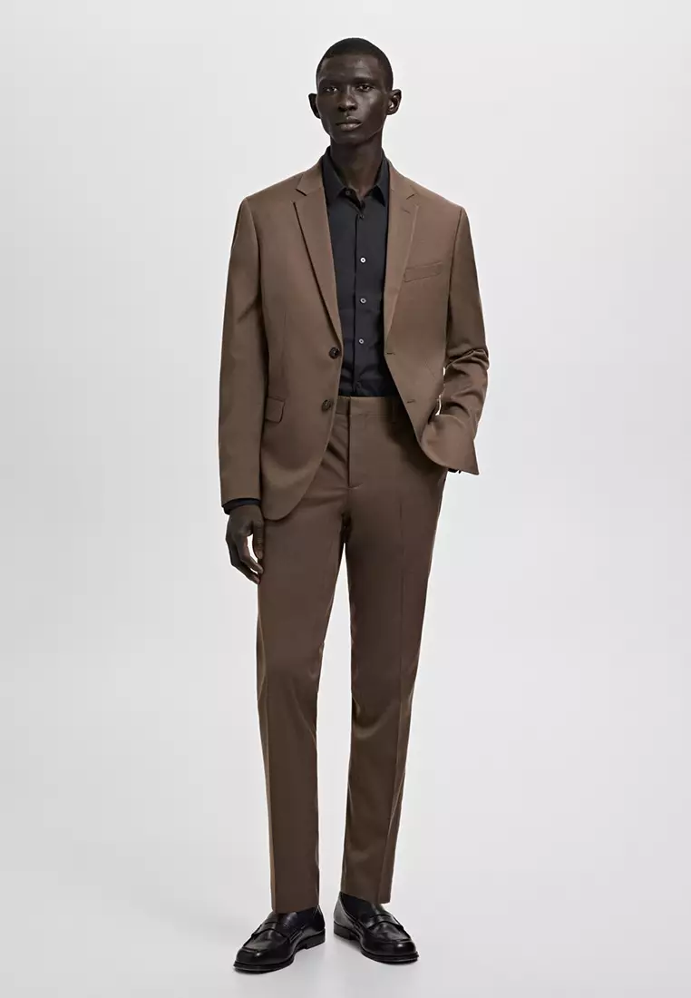 Slim Fit Cotton Suit Shirt