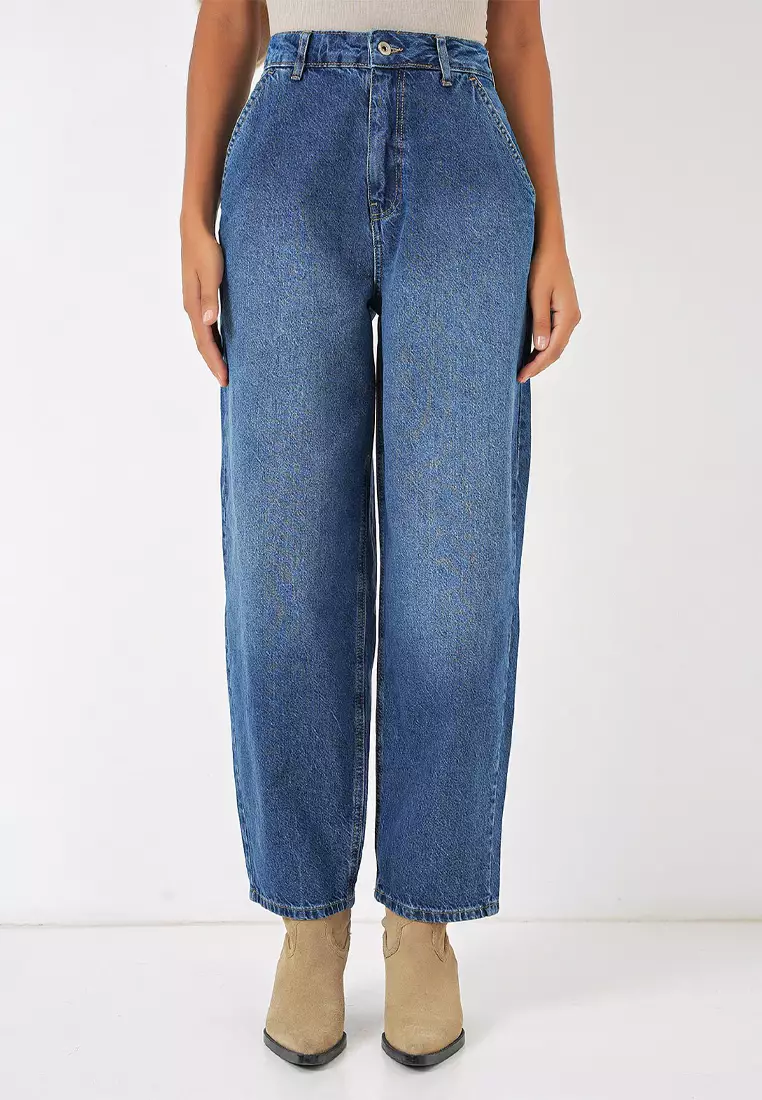 High Waist Baggy Jeans