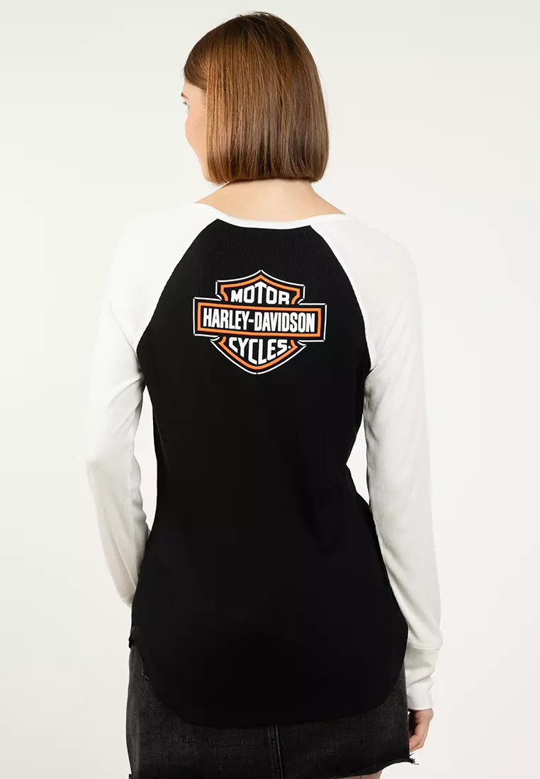Harley-Davidson® Essential Arched Font Long Sleeve Raglan
