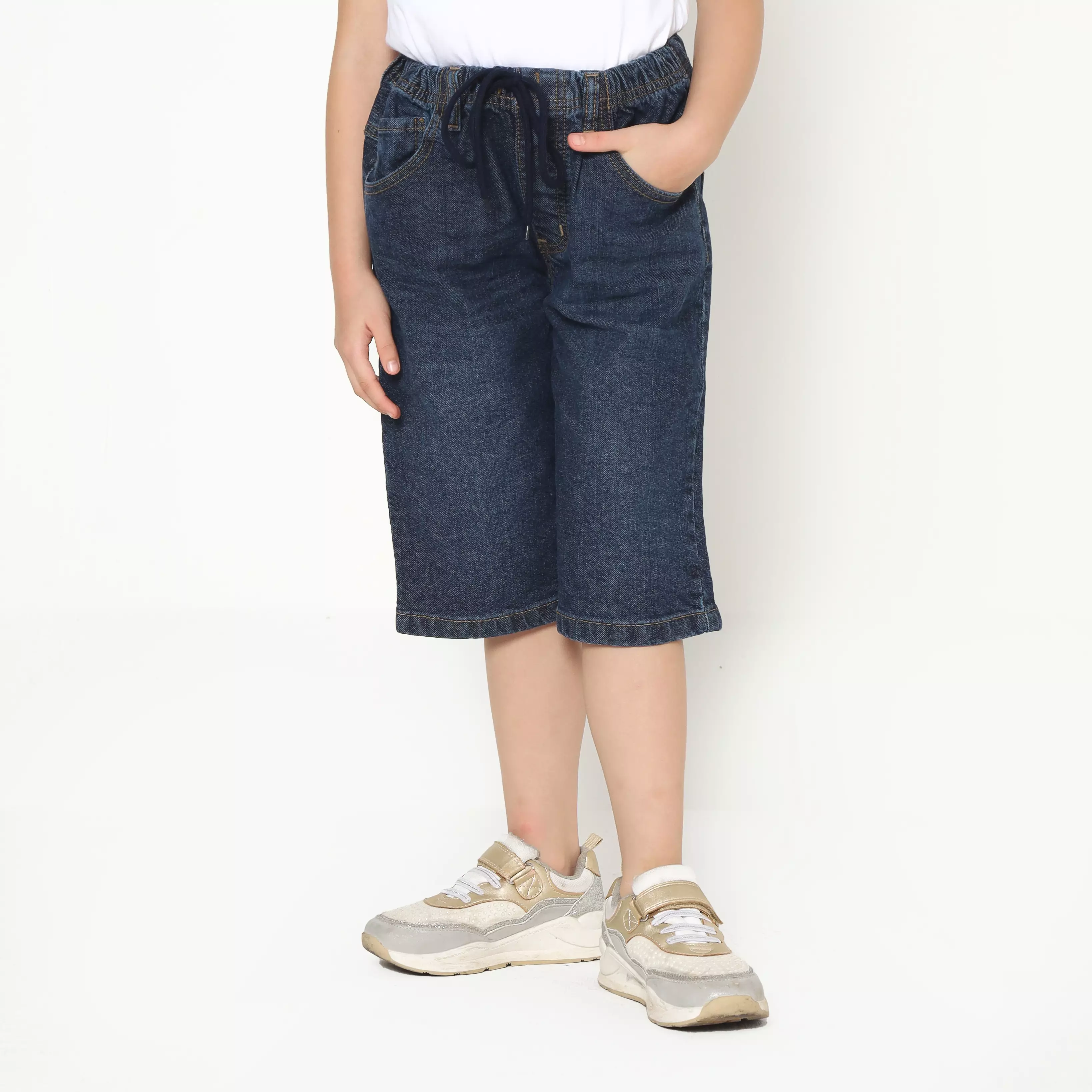 Celana Pendek Anak Perempuan Jeans Star Blue