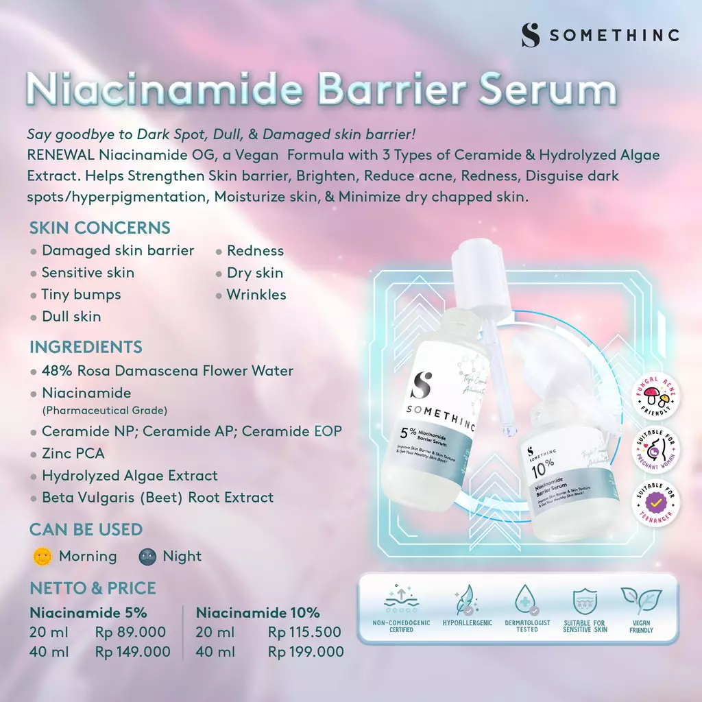 Somethinc 10% Niacinamide Barrier Serum 20ml