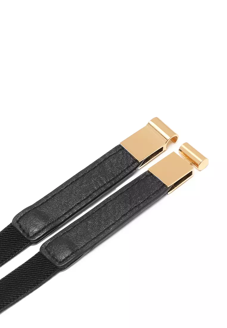 GYKACO JANE Black - Ikat Pinggang Wanita - Fashion Belt / Sabuk (Import)