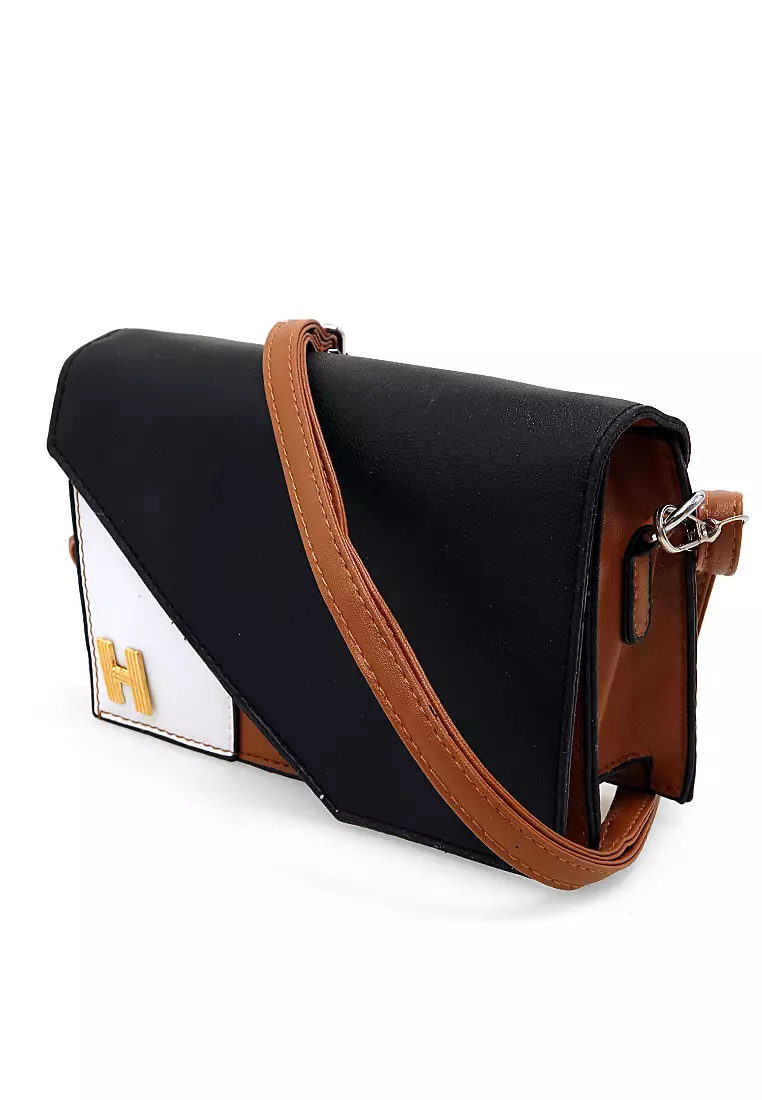 Werlyn Tas Selempang Wanita Model Side Casual Large Storage Material Leather ORIGINAL