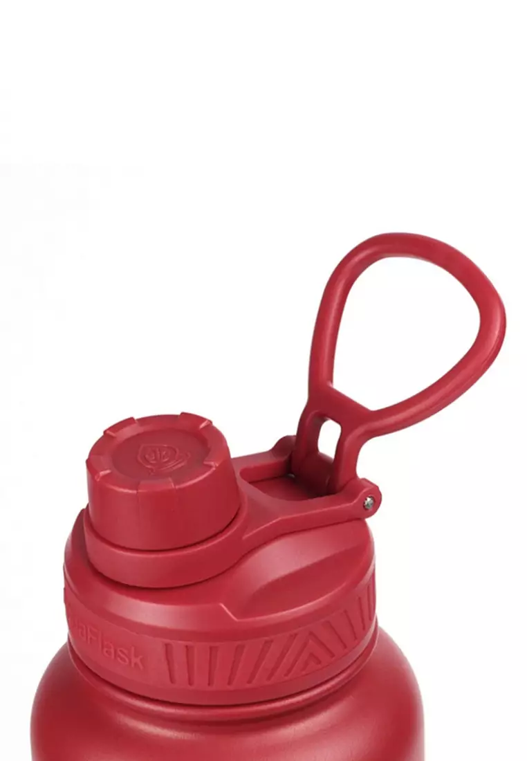 32oz Wide Mouth Water Bottle Cherry Red
