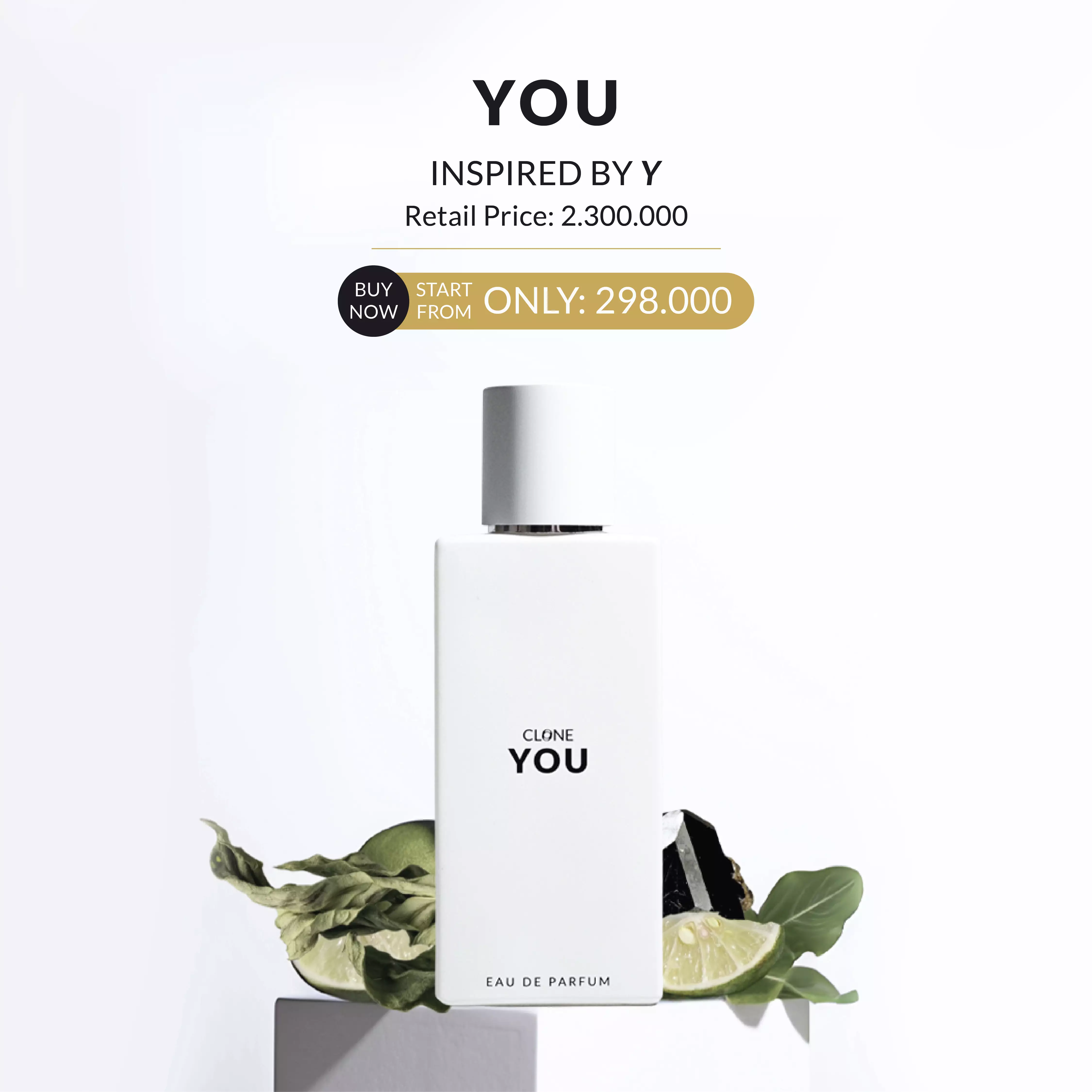 Clone You EDP (Inspired by YSL Y) - 60 ML (Parfum Pria)