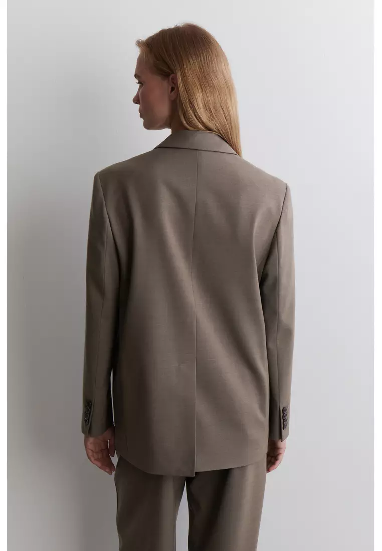 WOOL-BLEND BLAZER