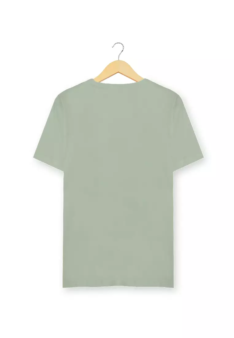 Ryusei Kaos Pria Fukushima Light Green