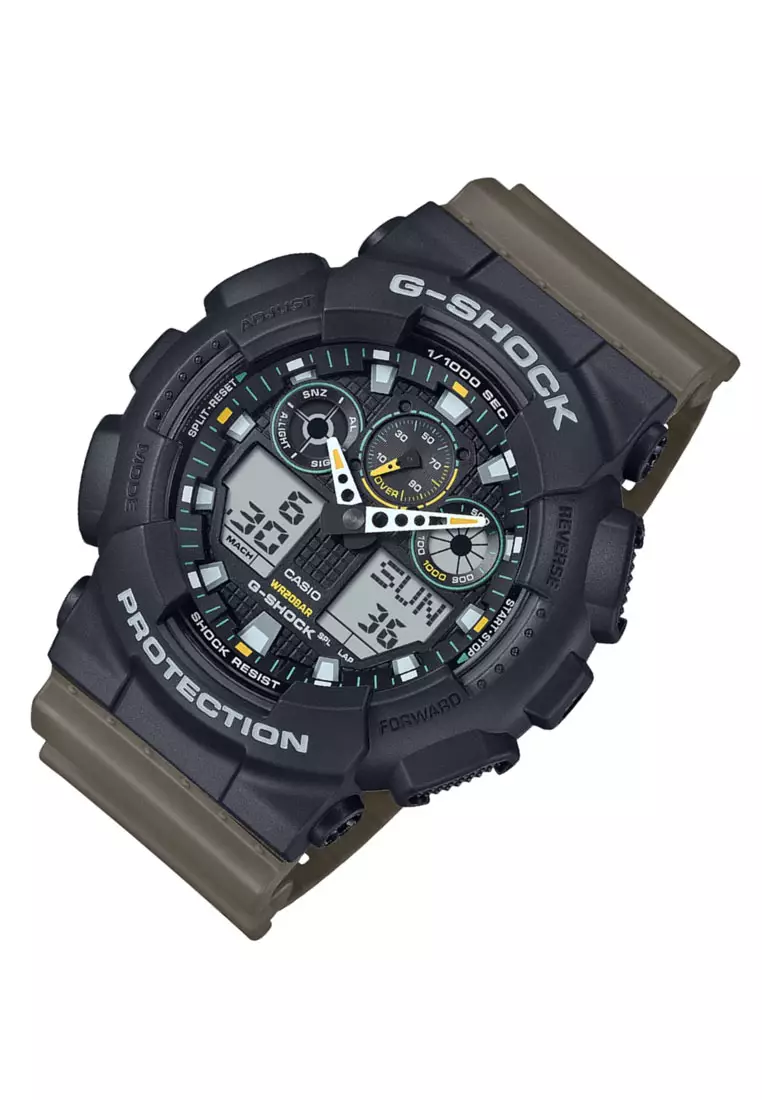 G-shock Digital Analog Watch GA-100TU-1A3