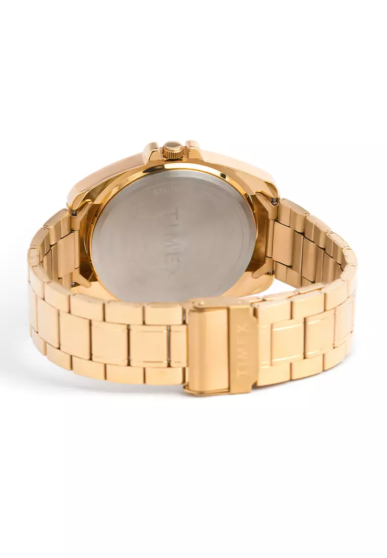 Timex Eastwood Gold Stainless Steel Analog Quartz Watch For Men TW2Y44300