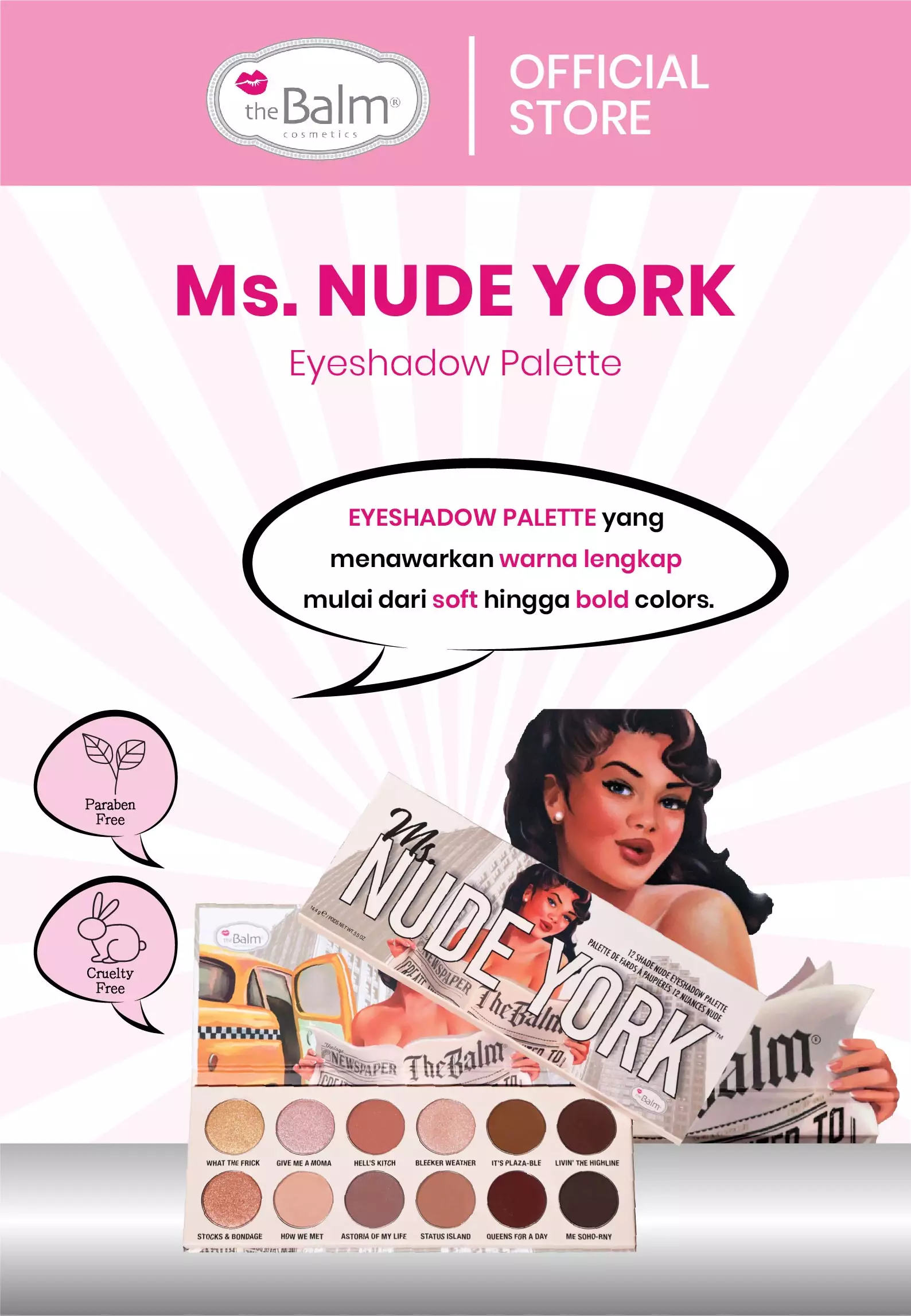 theBalm Ms. Nude York Eyeshadow Palette