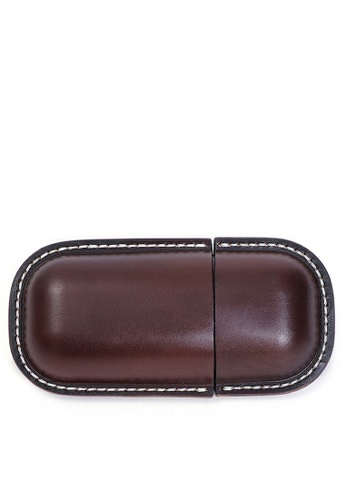 Twenty Eight Shoes brown Handmade Leather Glasses Case QYE103 8633DACF667EAEGS_1