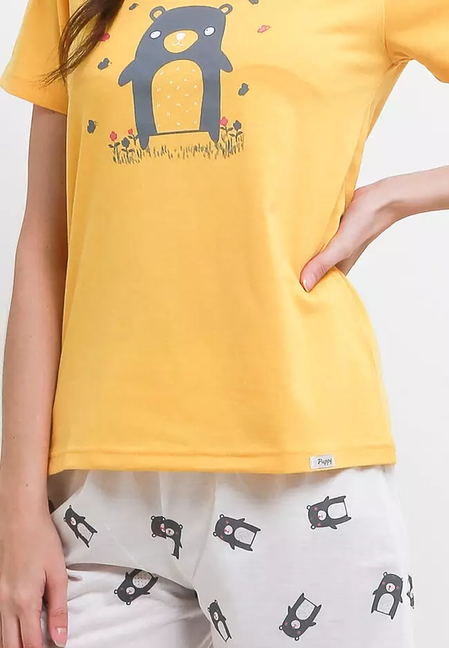 Pyjama Short Sleeve Short Pants Pants Sleepwear